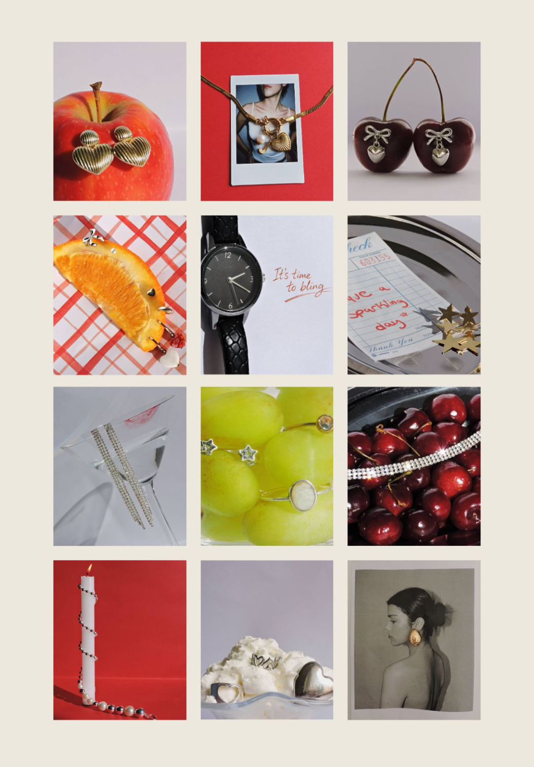 Bodegón pop: doce fotografías de producto de la campaña Bling Me