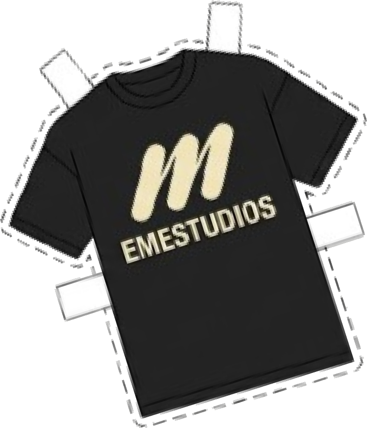 Camiseta EMESTUDIOS recortable