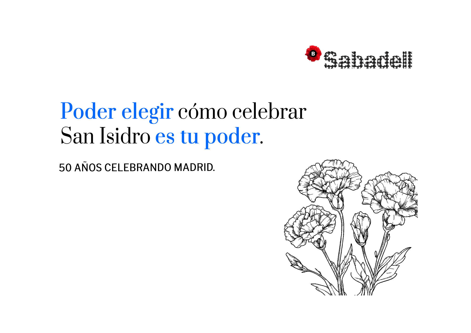 Fase reveal: Poder elegir cómo celebrar San Isidro es tu poder — 50 años celebrando Madrid