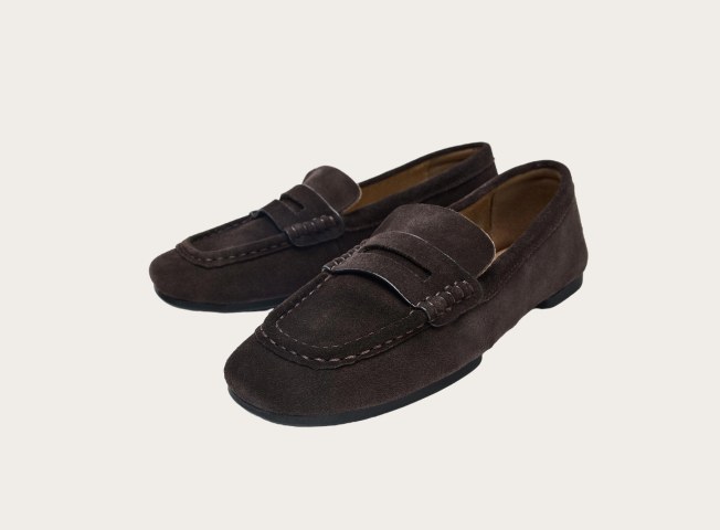 Mocasines de ante